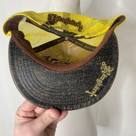 Ranghart Men's Snapback Hat Brown and Yellow Adjustable Adult One Size - Picture 7 of 8